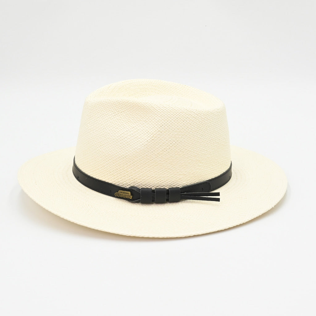 Panama Hat Indiana Style With Leather Strap