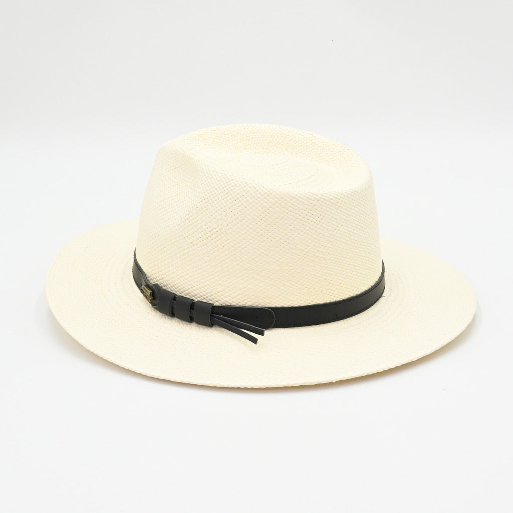 Panama Hat Indiana Style With Leather Strap