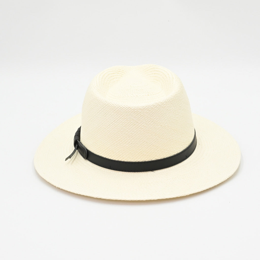 Panama Hat Indiana Style With Leather Strap