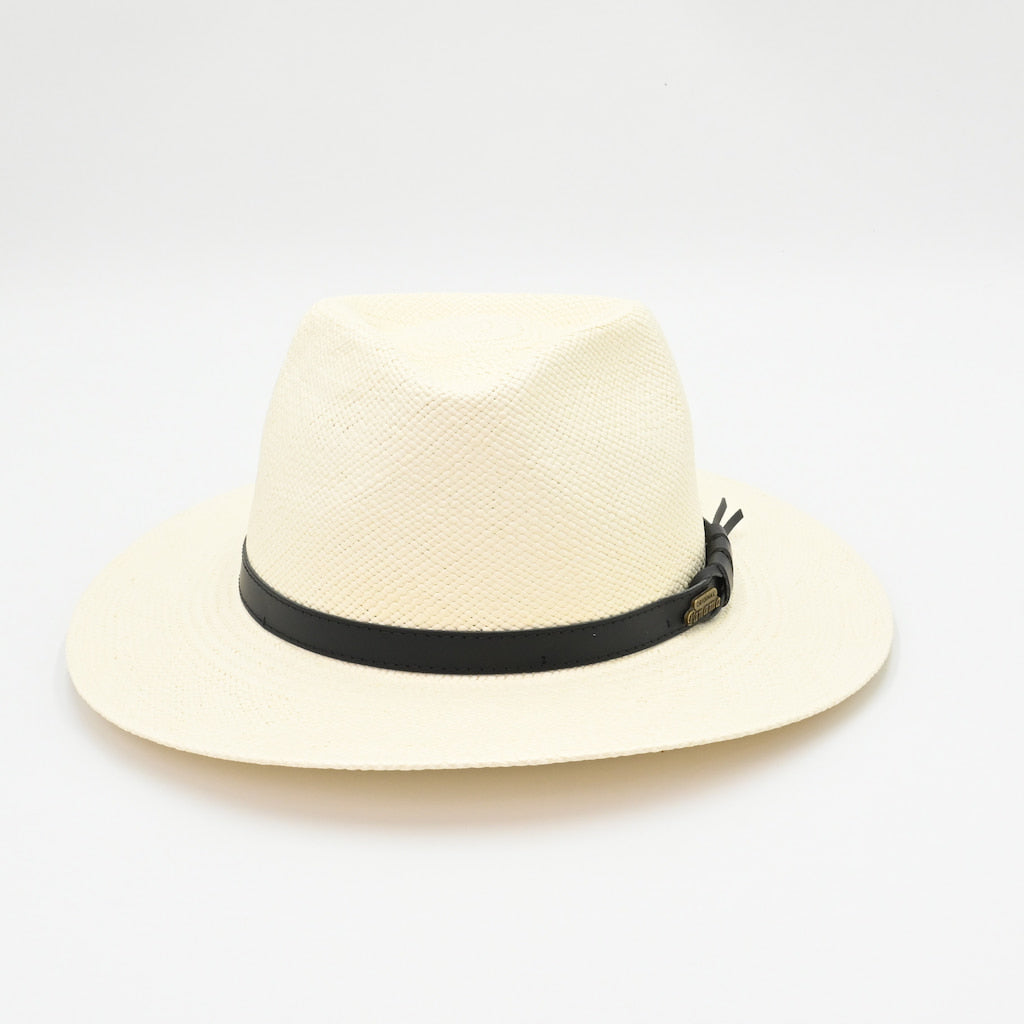 Panama Hat Indiana Style With Leather Strap