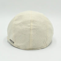 Ecru flat cap