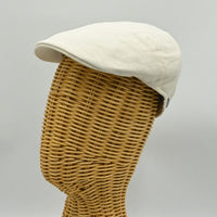 ecru flat cap