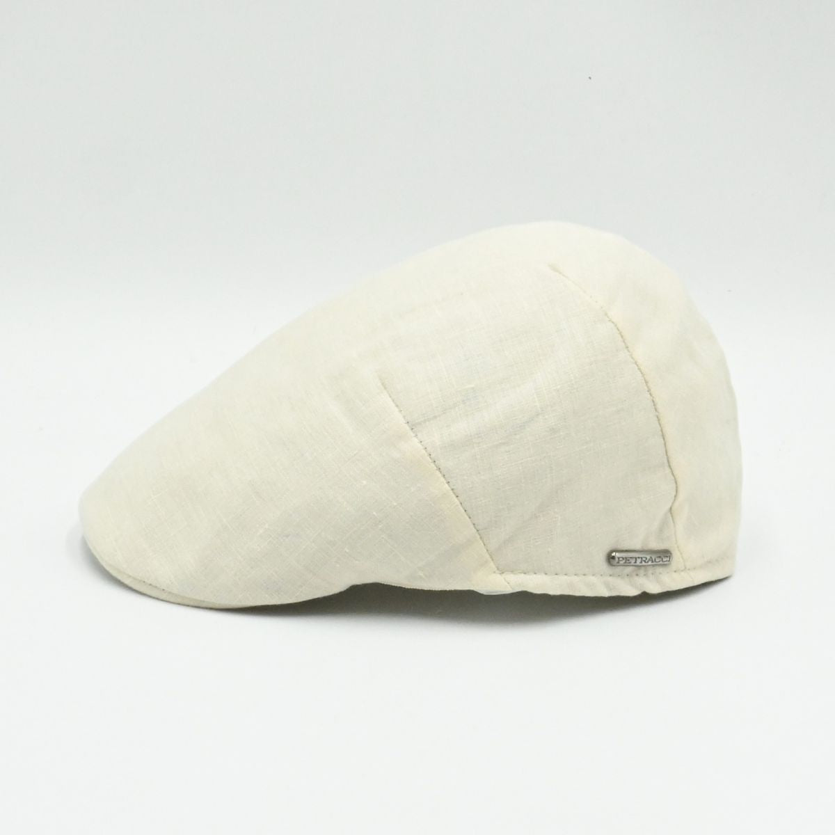 Ecru flat cap