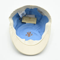 Inside ecru flat cap