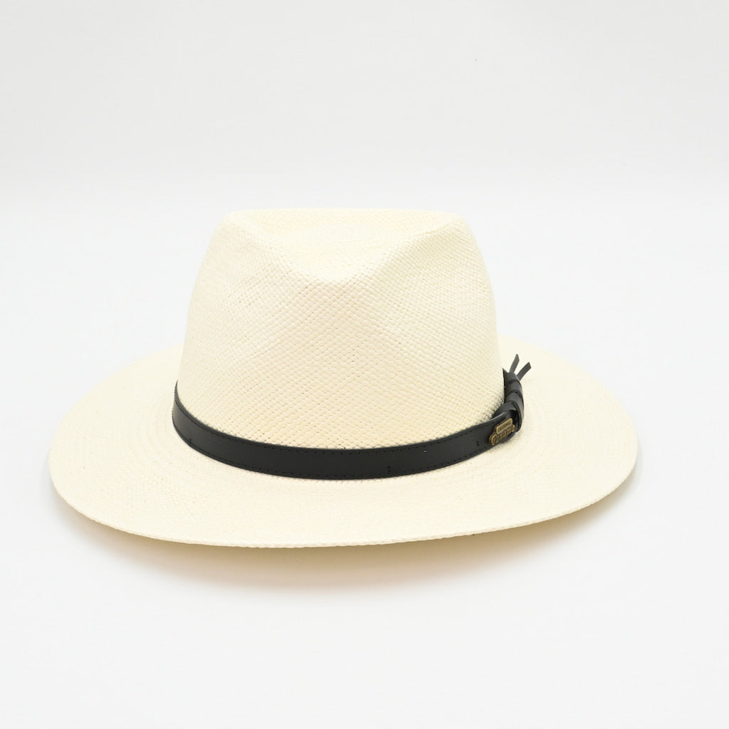 Panama Hat Indiana Style With Leather Strap