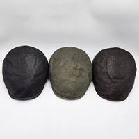 All colors Hammered Nappa Leather Driver Cap top view