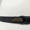 Panama Hat Indiana Style With Leather Strap-Hat-Petracci-Cappello Fashion Company | Ivory/White