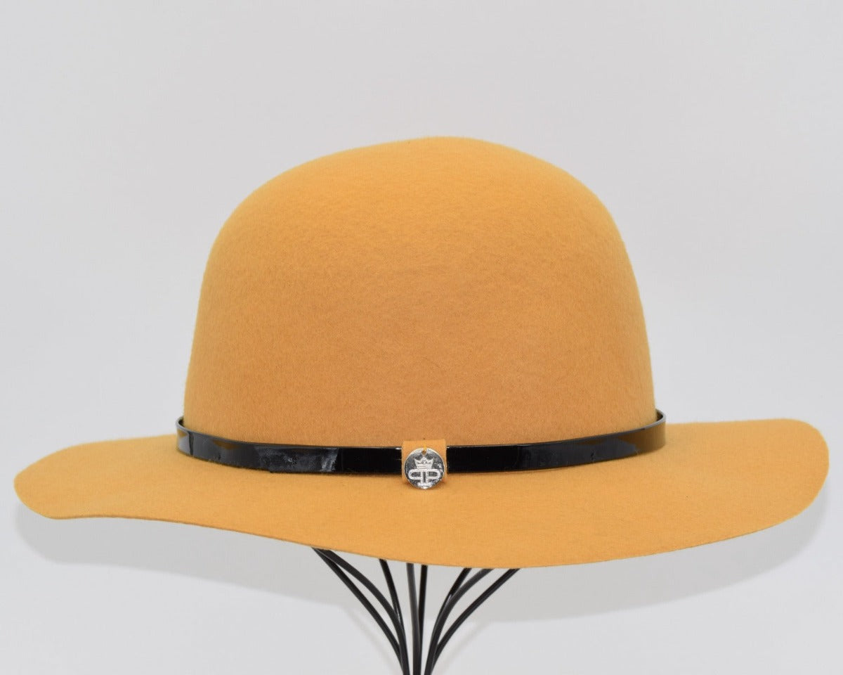 Pamela Women's Hat-Hat-Petracci-Cappello Fashion Company Mustard