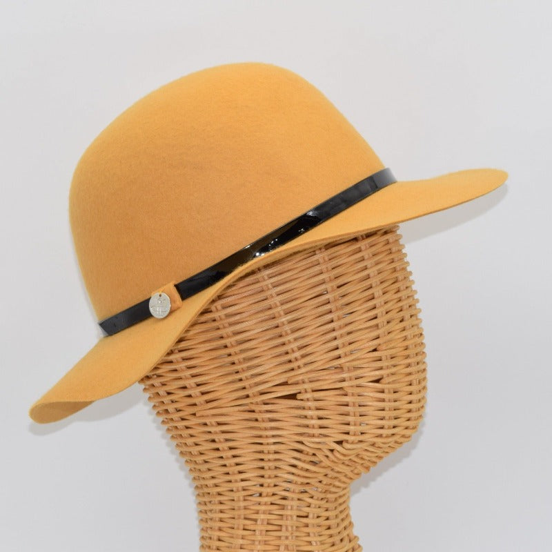 Pamela Women's Hat-Hat-Petracci-Cappello Fashion Company | Mustard