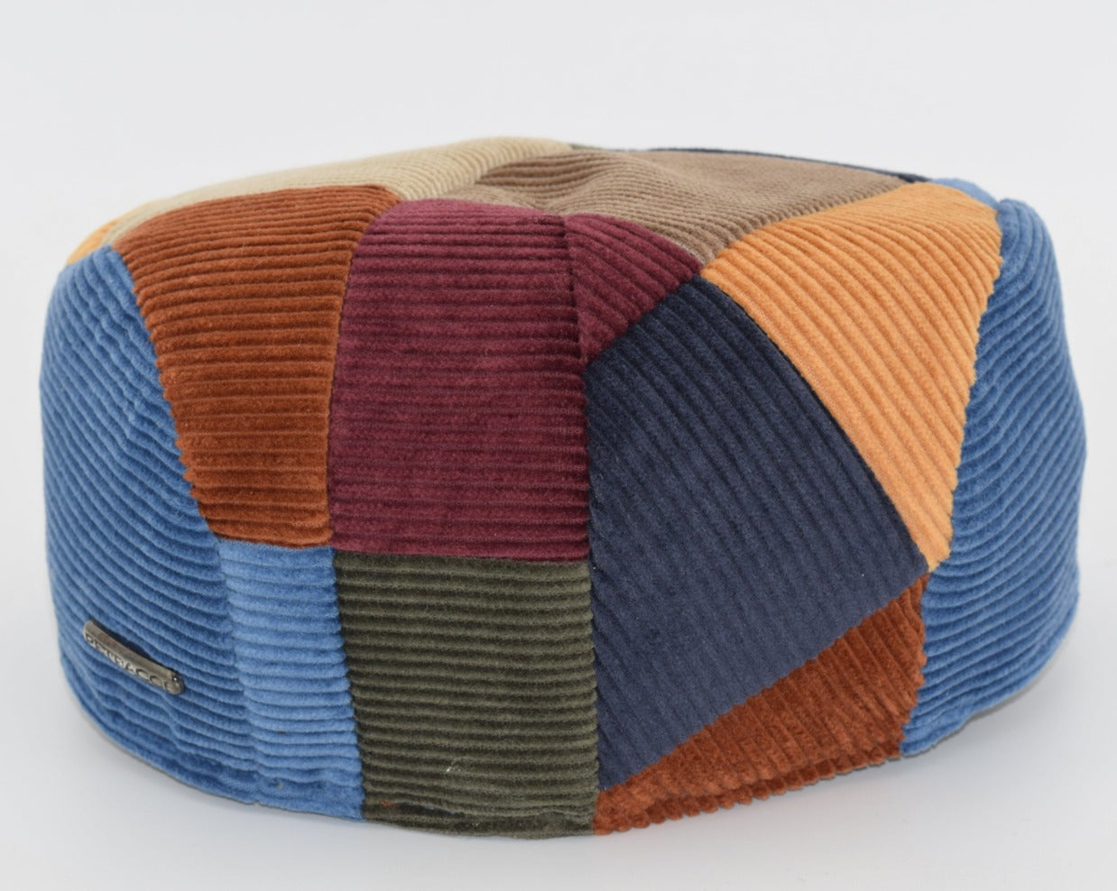 Velvet Patchwork Cap-Hat-Petracci-Cappello Fashion Company