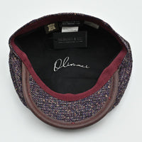 Multicolor Torino Peaky Hat inside view with Olimaci logo