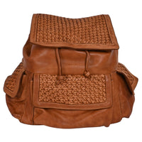 cognac backpack