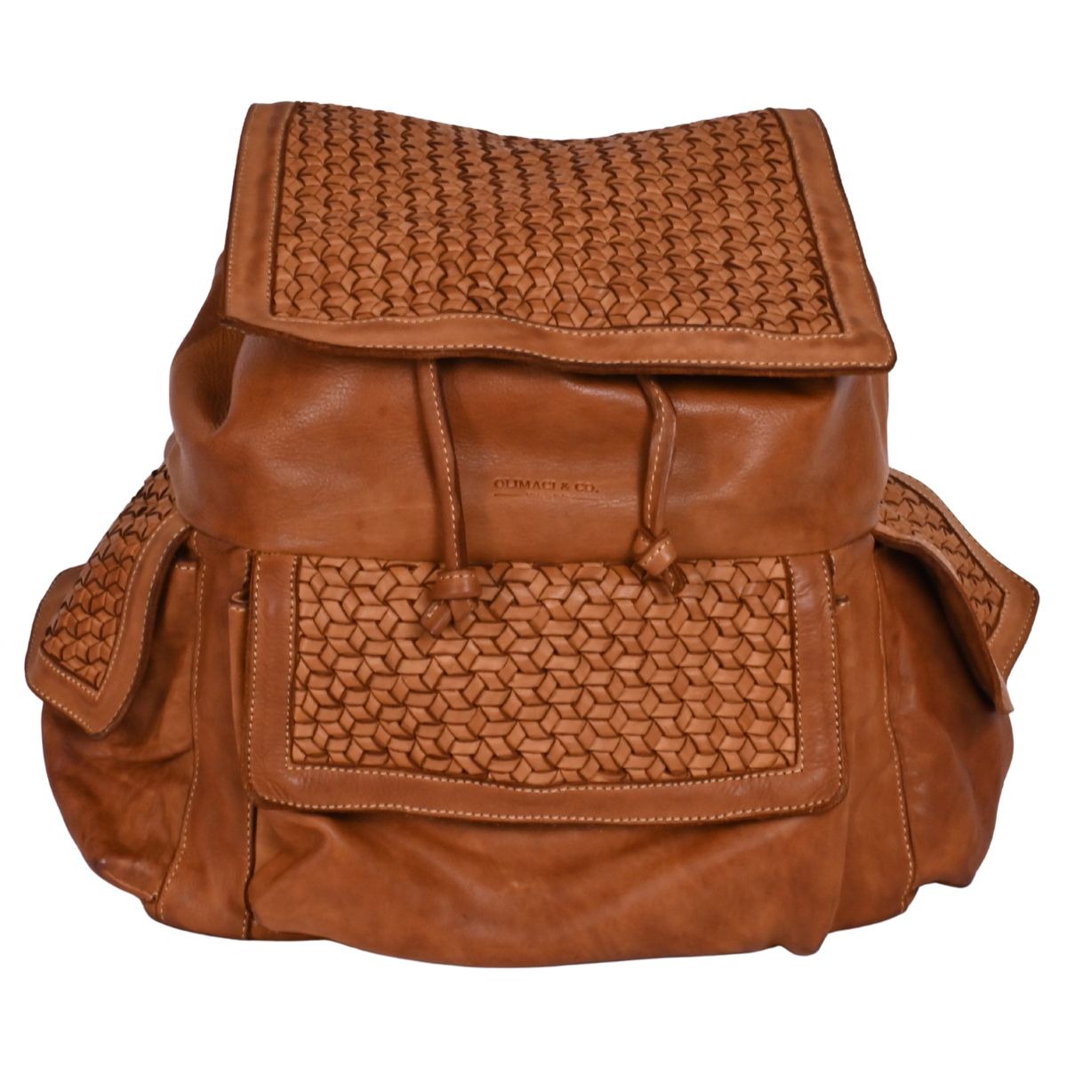 cognac backpack