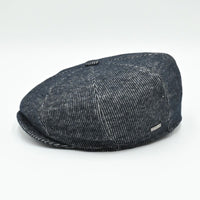 Blue Como Peaky Hat side view