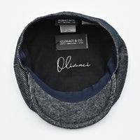 Blue Como Peaky Hat inside view