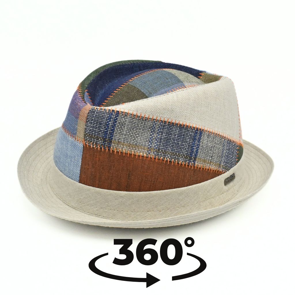 Italian Patchwork Pork Pie Hat