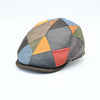Leather Patchwork Cap