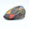 Leather Patchwork Cap