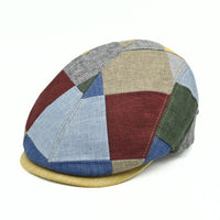 Burano Patchwork Linen Cap