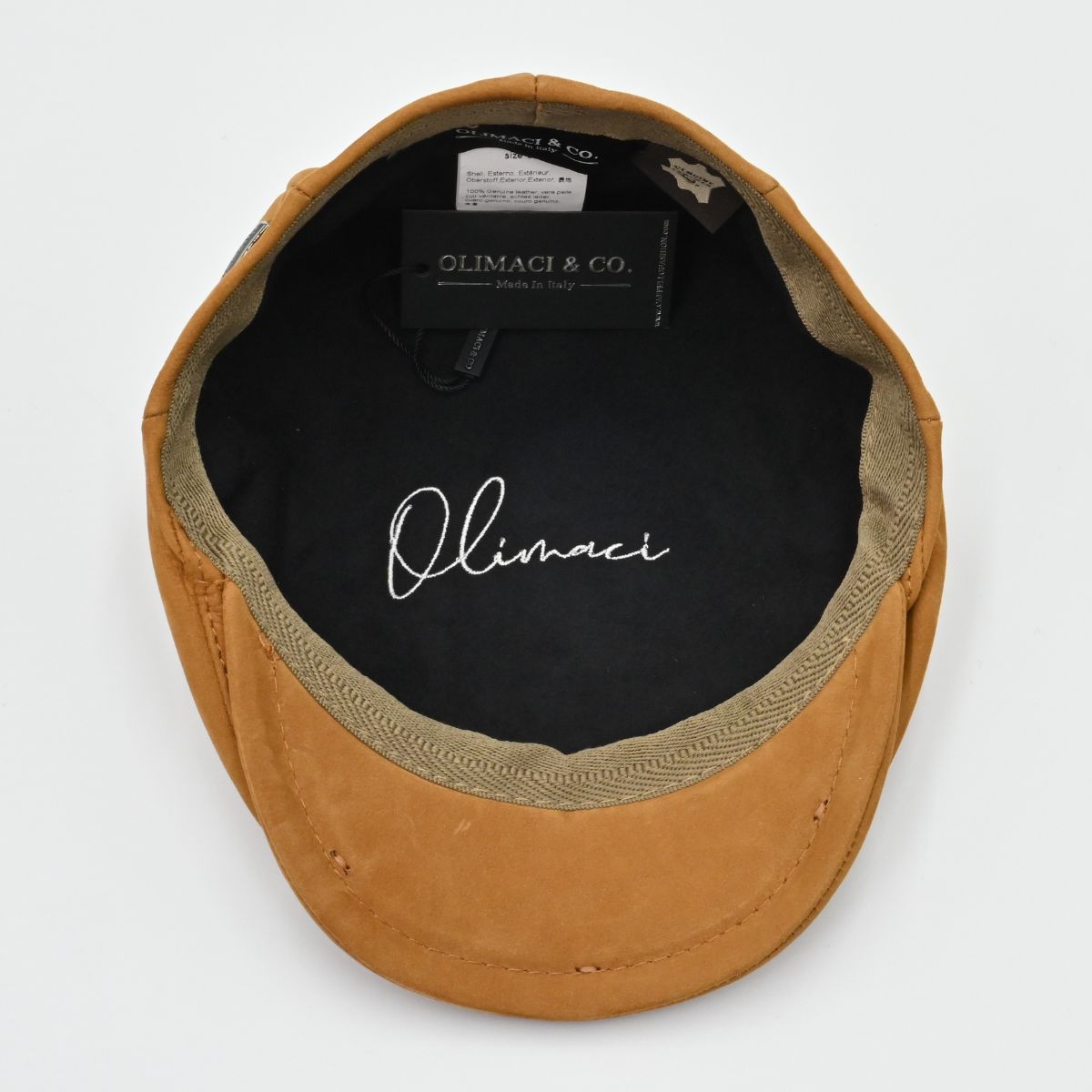 Firenze Leather Driver Cap – Italian Leather Men's Flat Cap