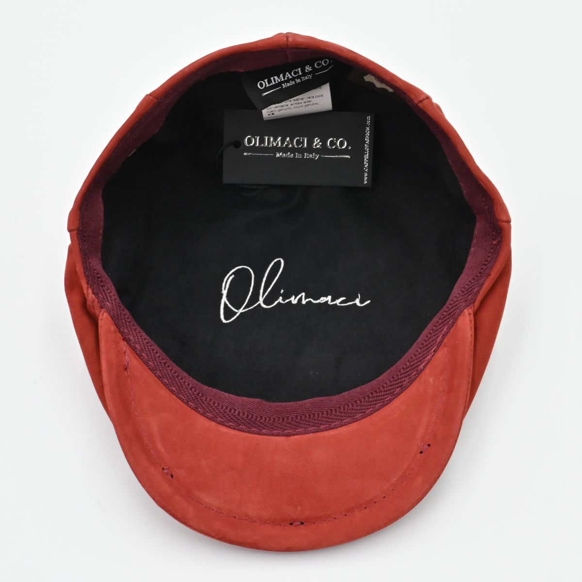 Firenze Leather Driver Cap – Italian Leather Men's Flat Cap