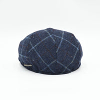 Blue Shetland Wool Fantasy Cap back view