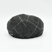 Grey Shetland Wool Fantasy Cap back view