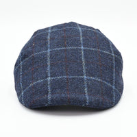 Blue Shetland Wool Fantasy Cap front view