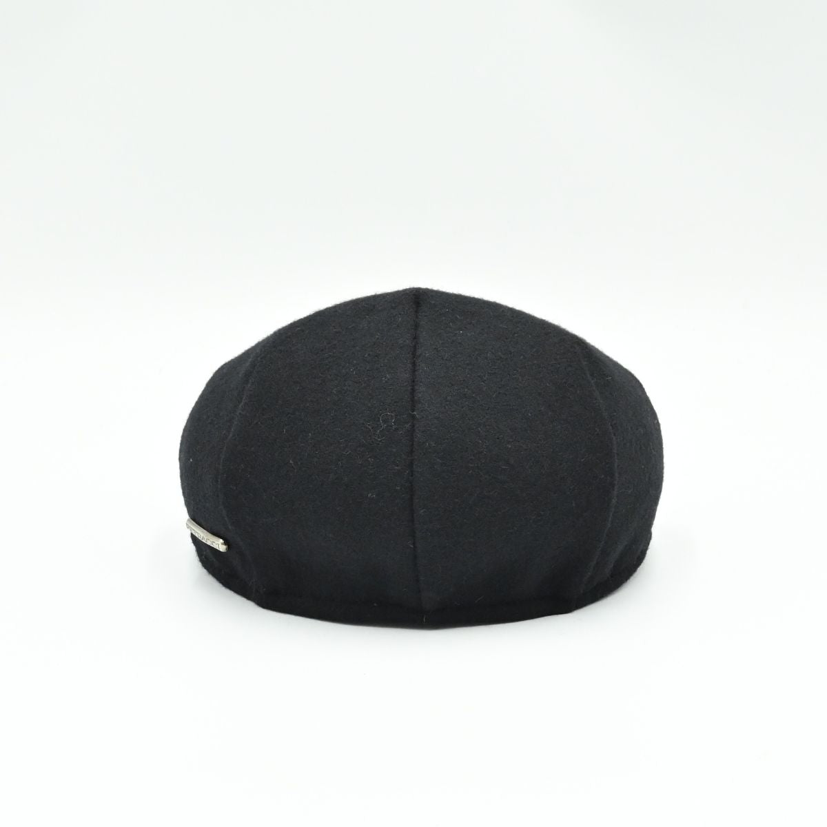 Black Solid Color Coppola Wool Cap back view