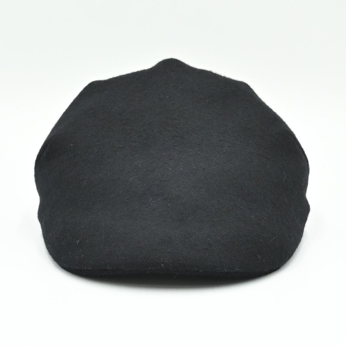 Black Solid Color Coppola Wool Cap front view