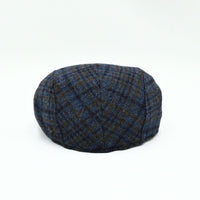 Blue Italian Wool Cap back view