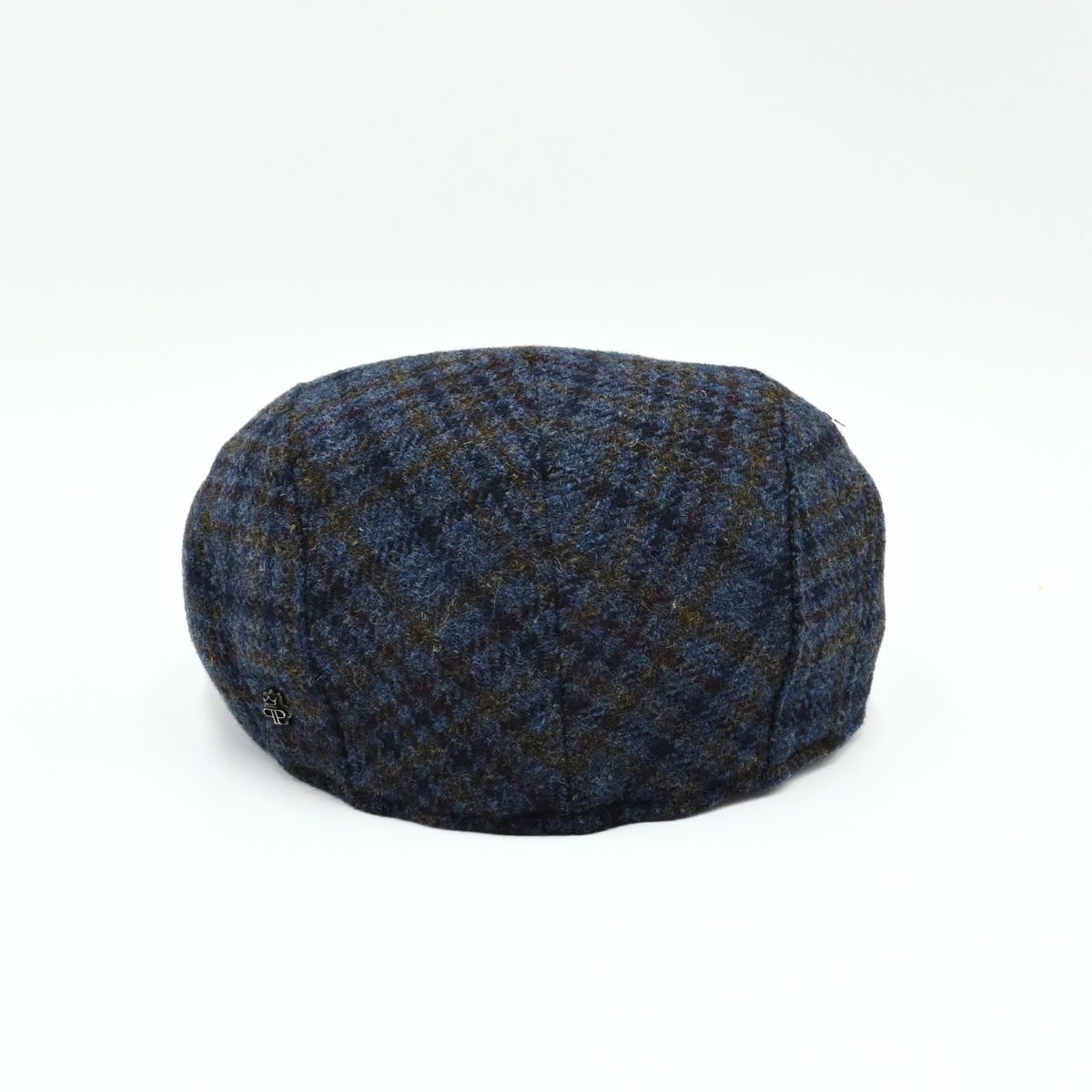 Blue Italian Wool Cap back view