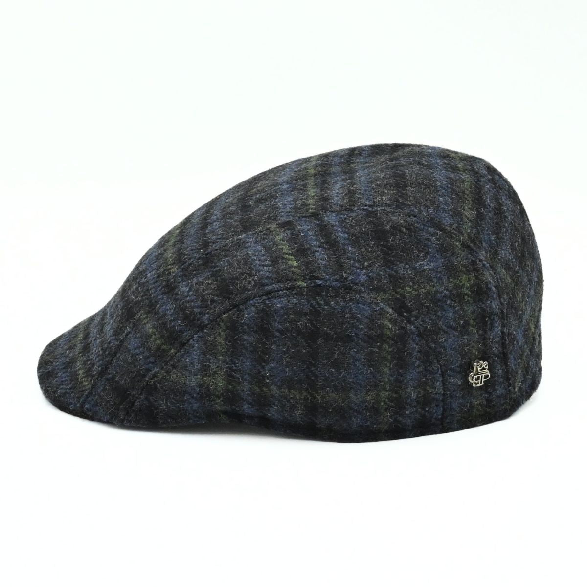 Gray Italian Wool Cap side view