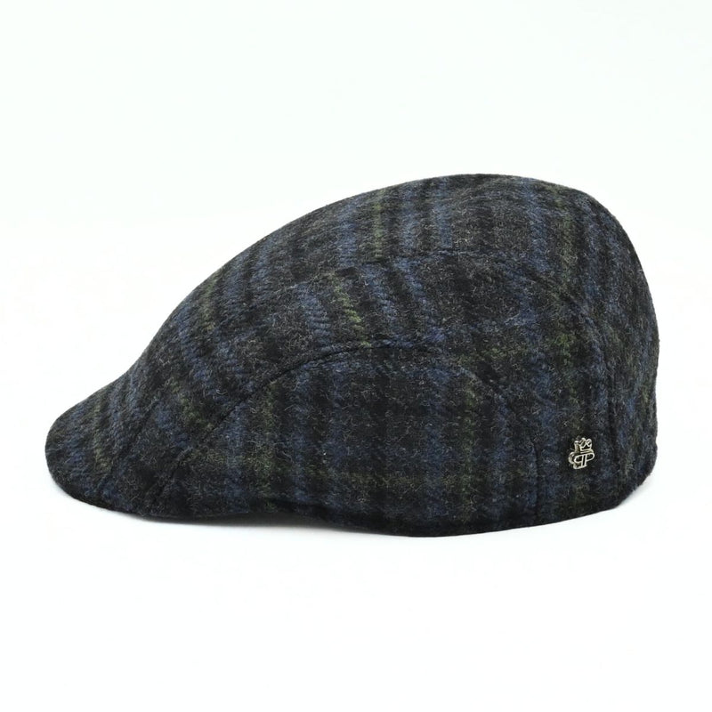Italian Wool Plaid Flat Cap – Classic Italian Winter Hat – Cappello ...