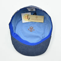 Blue Patchwork Cap inside view
