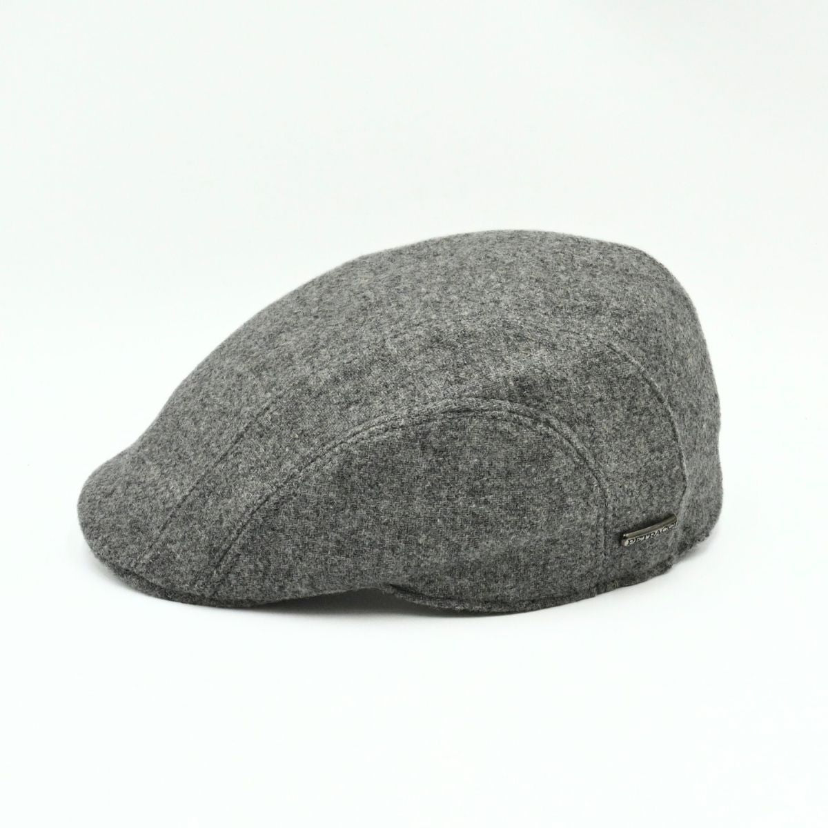 Gray Shetland Heritage Flat Cap side view