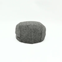 Gray Shetland Heritage Flat Cap back view
