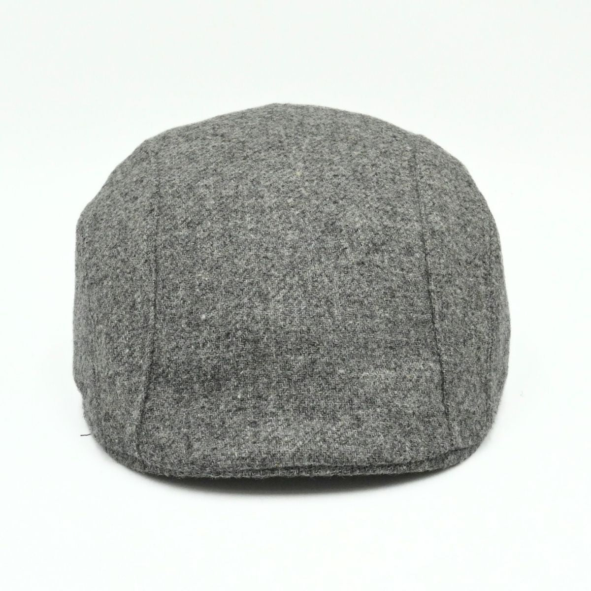 Gray Shetland Heritage Flat Cap front view