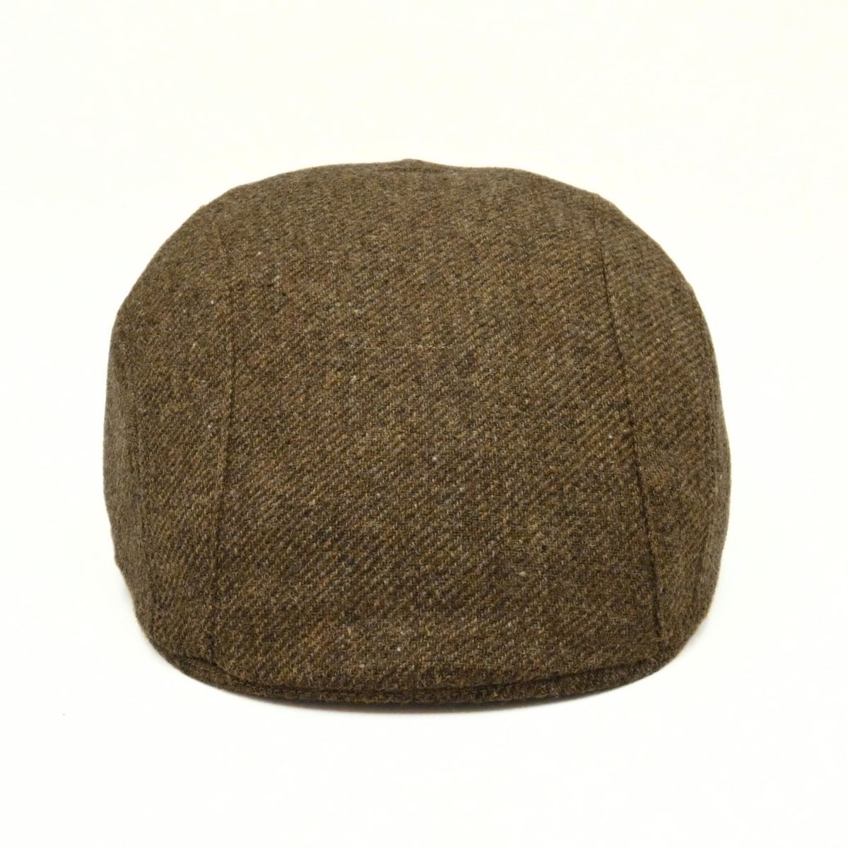 Brown Shetland Heritage Flat Cap front view
