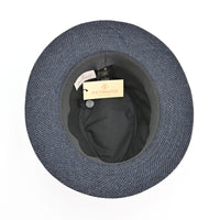 Blue Patterned Indiana Jones Hat inside view