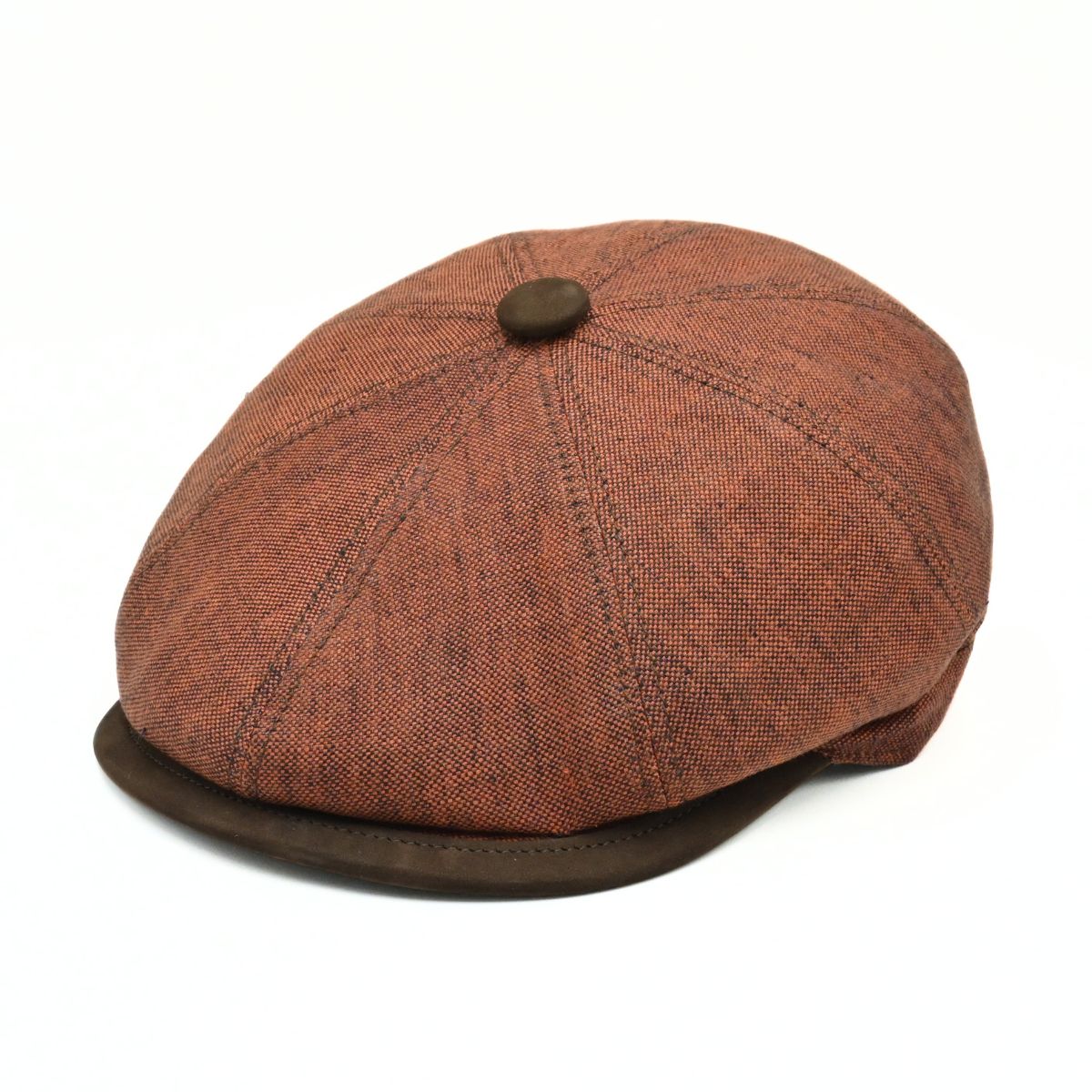 Rustico Linen Newsboy Hat