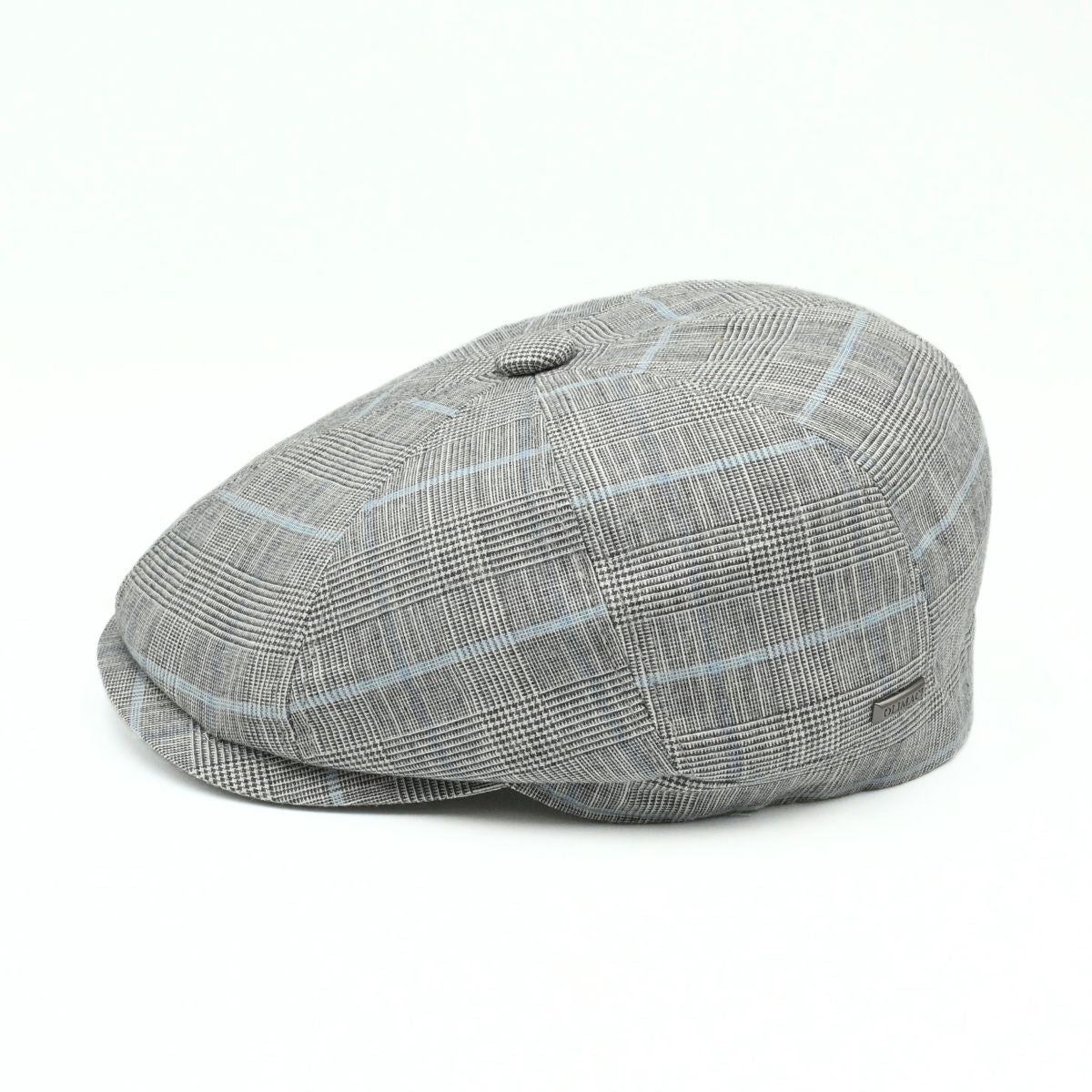 Alfredo Newsboy Hat – Italian 8 Panel Linen Summer Cap. Cappello