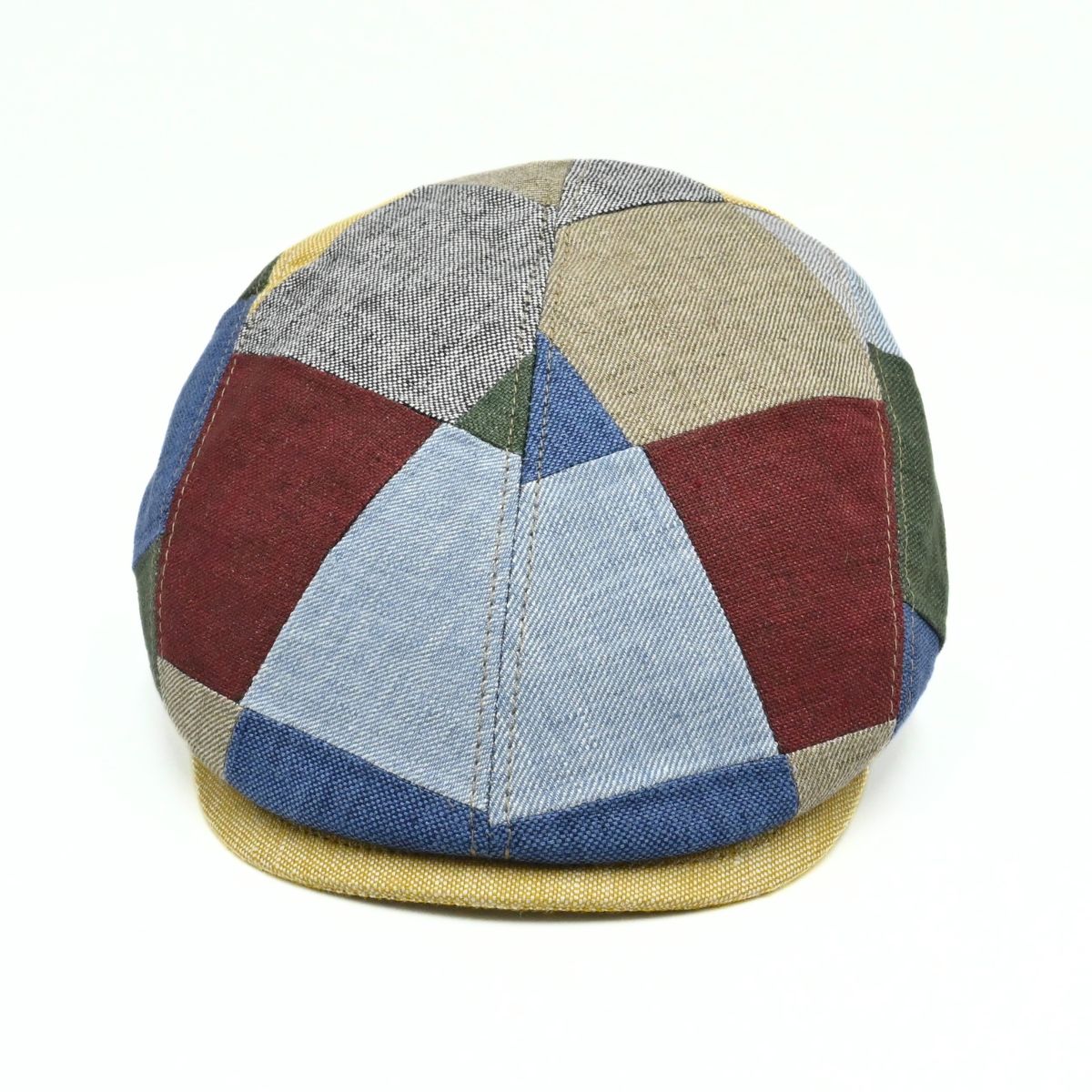 Burano Patchwork Linen Cap