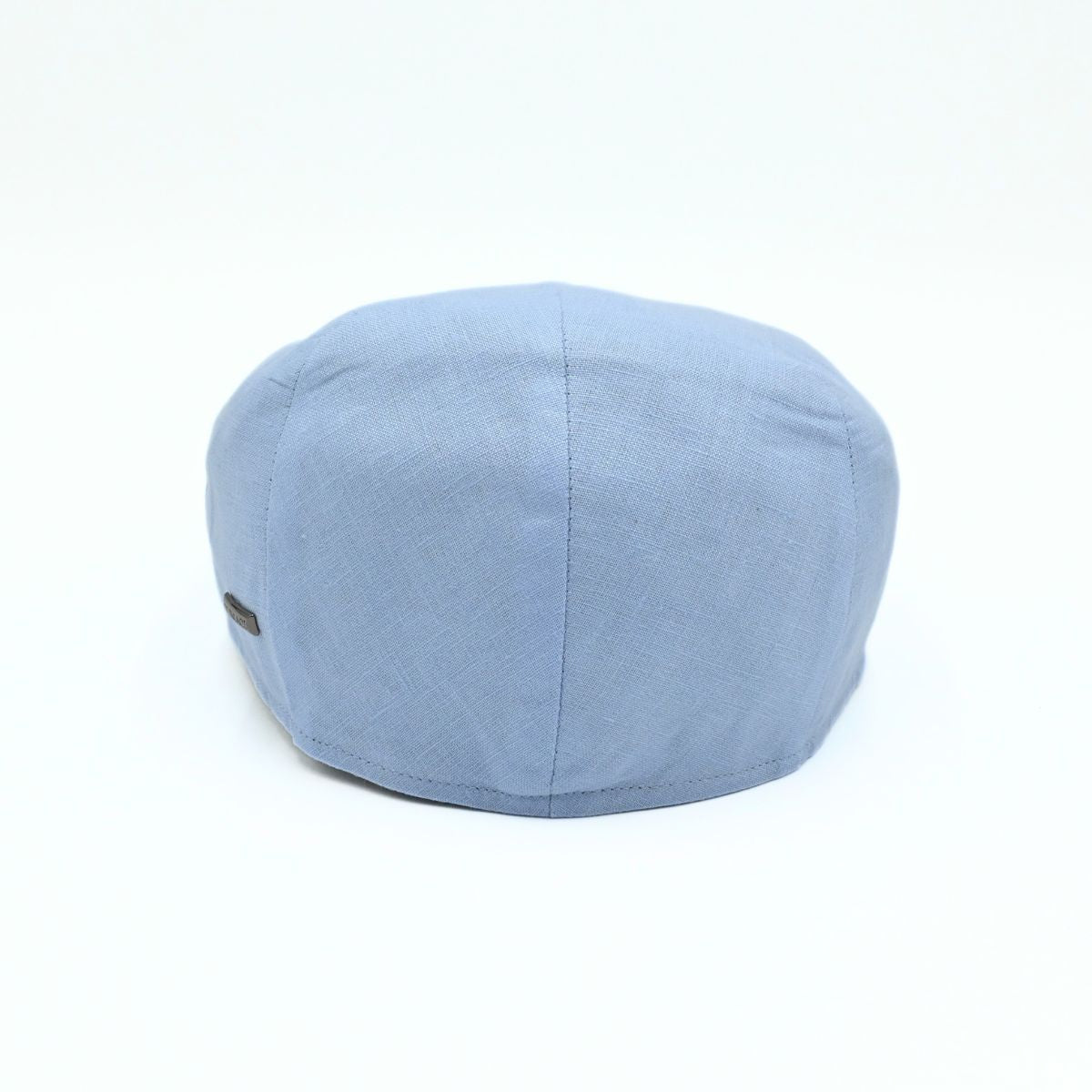 blue Palermo Linen Cap – Italian Flat Cap, Unisex on white background