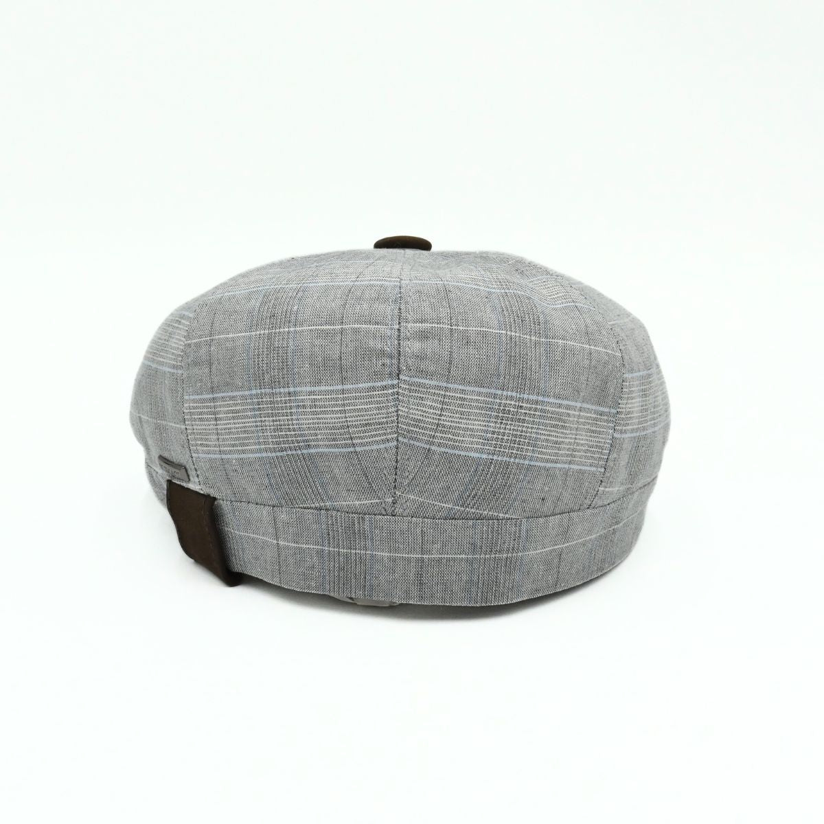 Gray Vicenza Newsboy Hat on white background