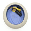 multicolor Italian patchwork pork pie hat on white background