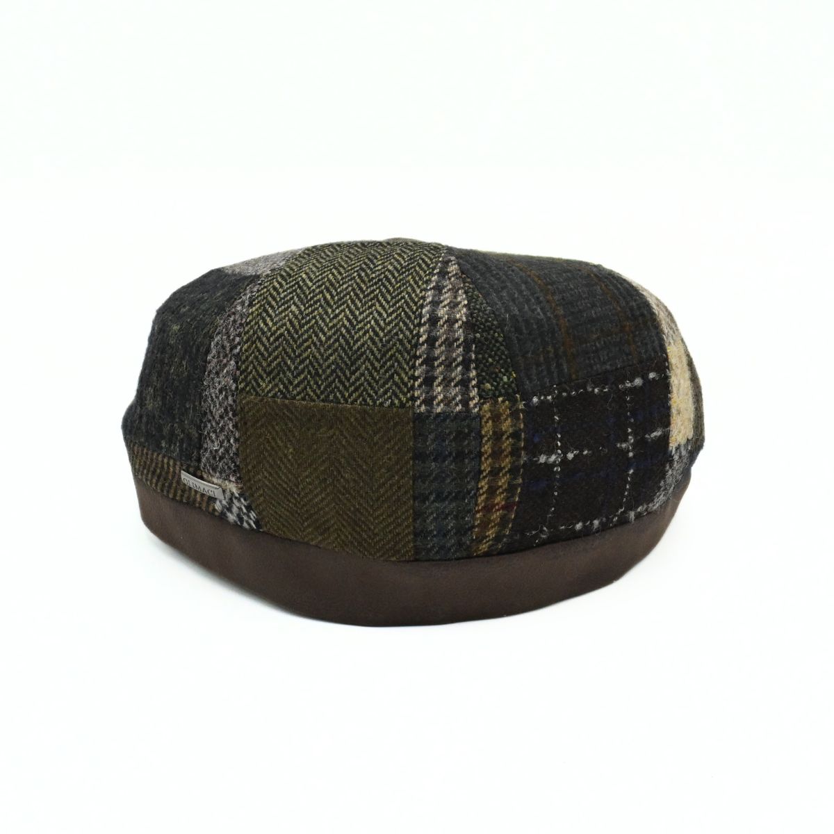 Volterra Newsboy Patchwork Hat – Italian Wool Winter Hat