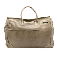 Taupe Firenze Soft Leather Tote back view