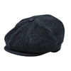 Navy Liguria Peaky Style Hat front view