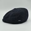 Navy Liguria Peaky Style Hat side view